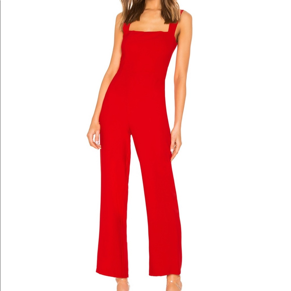 Superdown Karolyn Square Neck Jumpsuit! Worn once!